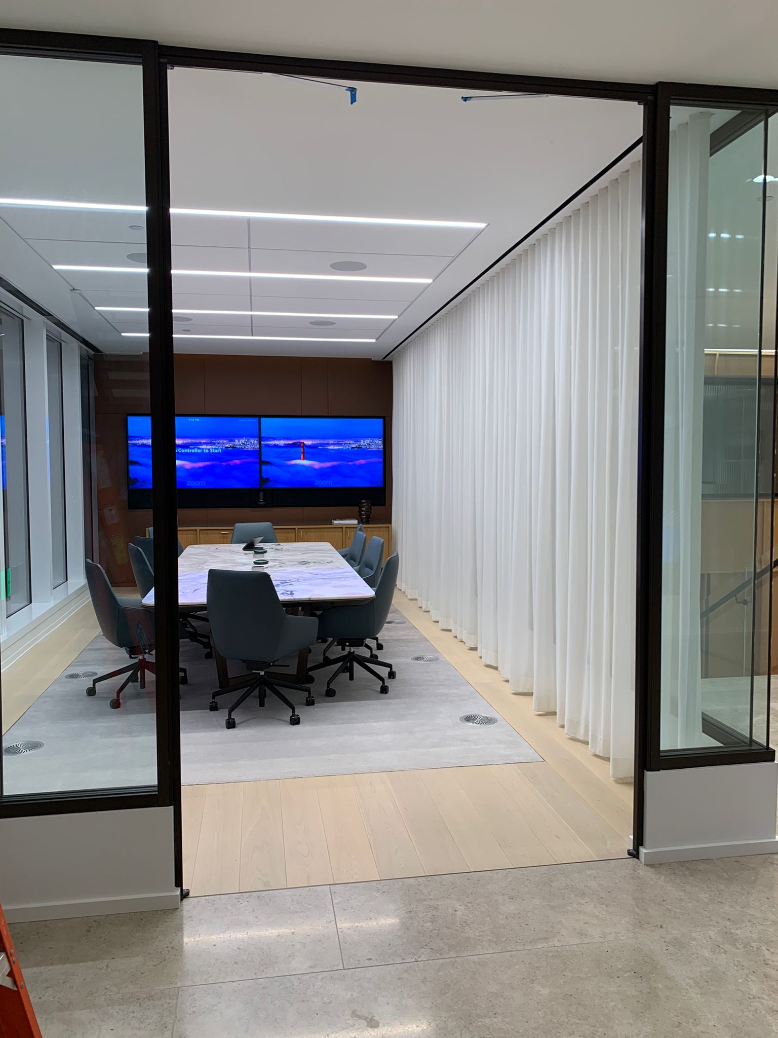 Drapery at Hines Global HQ, from the company portfolio